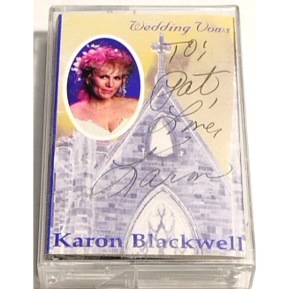 Karon Blackwell – Wedding Vows (Cassette Tape, Autographed) Christian Gospel - Picture 1 of 2